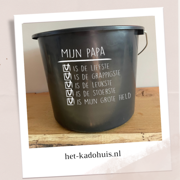 Mijn papa - emmer