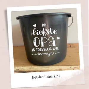 Liefste opa - emmer