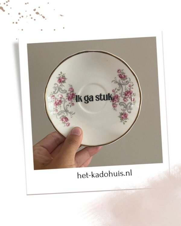 Bordje ‘Ik ga stuk’