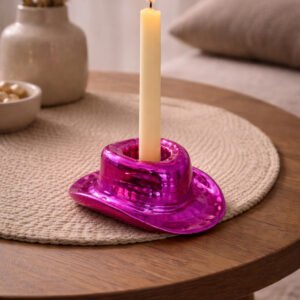 Kaarsenhouder cowboyhoed