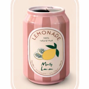 Vaas blikje lemonade