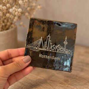Tegel 'Skyline Rotterdam'